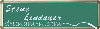 Stine Lindauer Visitenkarte